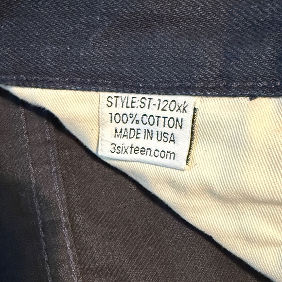 3Sixteen ST⁠-⁠120x Slim Tapered ⁠-⁠ Shadow Selvedge Jean - Picture 5 of 9